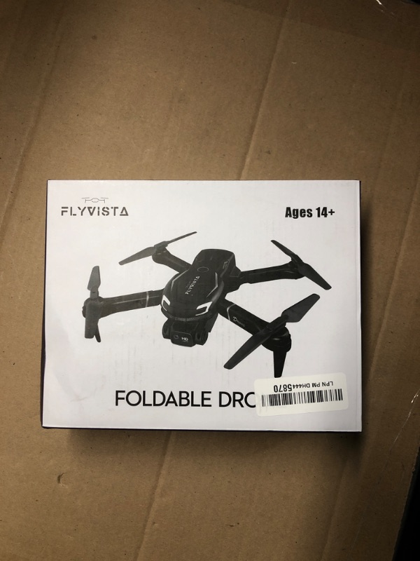 Photo 1 of *parts only* FLYVISTA Cool Mini Drone with Camera for Kids Adults Beginners, 1080P FPV Camera Remote Control Drone for Kids with 3 Batteries, One-Click Take Off/Landing, Altitude Hold, Headless Mode, 360° Flips, 3-Gear Speeds , Emergency Stop, Toys Gifts 
