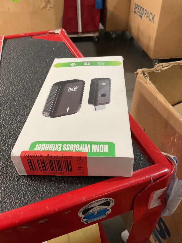 Photo 1 of SUNMEG 4K Wireless HDMI Transmitter Receiver with Adapter, Support 4K@30 Hz HDMI Wireless Extender Plug&Play 2.4/5G Wireless HDMI Kit for Streaming Video and Audio to Monitor from Laptop/PC//Projector