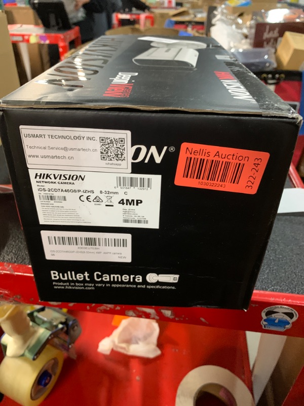 Photo 1 of iDS-2CD7A46G0/P-IZHS 8mm-32mm HIK 4MP License Plate Recognition IP Camera, Indoor Outdoor PoE ANPR LPR Bullet IP Camera with IR 328ft Night Vision, IP67 Waterproof, Compatible with Hik Connect/HIK NVR