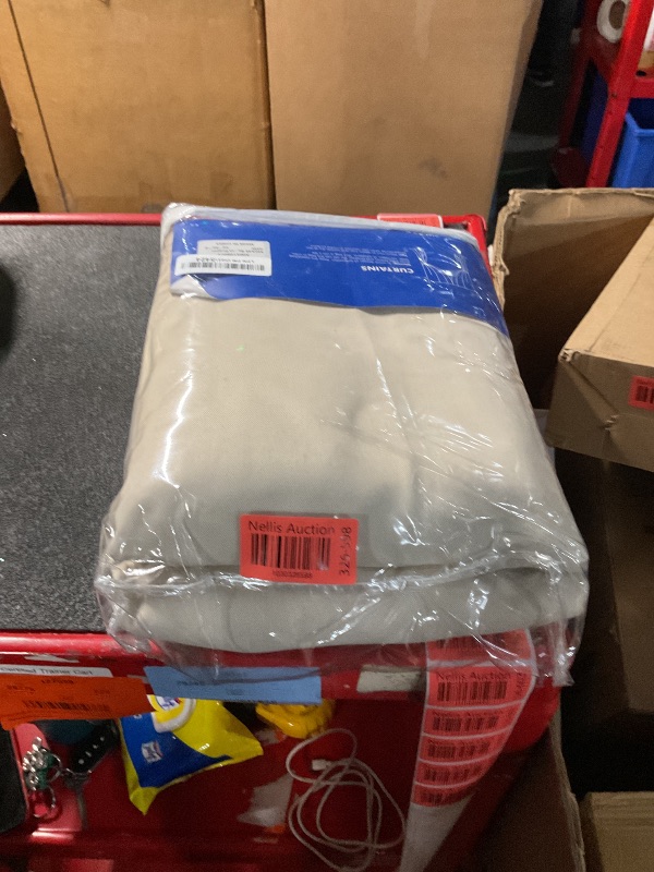 Photo 1 of MIULEE Back Tab Cream Beige Curtains 96 Inch Long 2 Panels Set for Living Room Bedroom, Ivory Rod Pocket/Pinch Pleated Light Blocking Thermal Insulated Room Darkening Floor to Ceiling Blackout Drapes