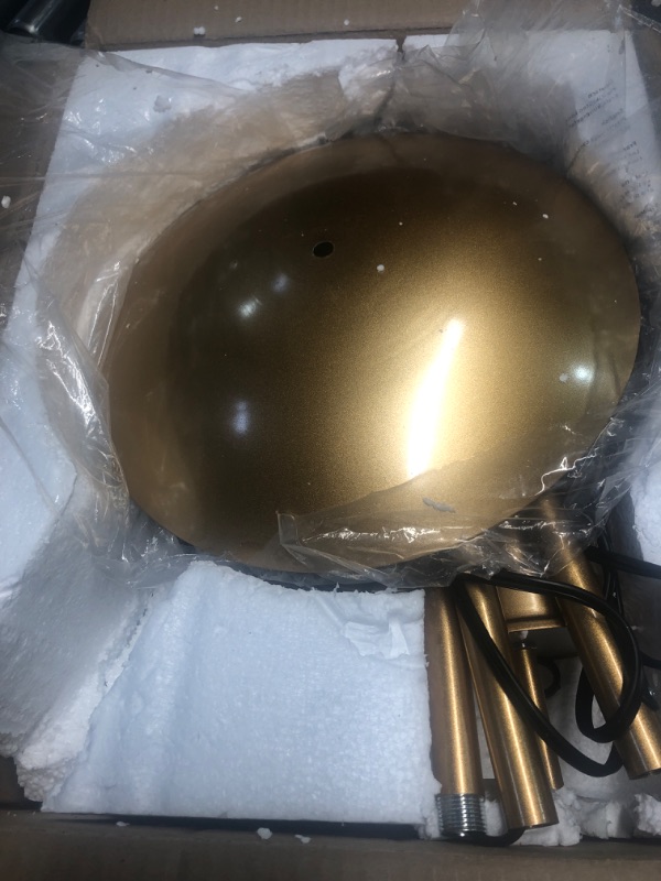 Photo 1 of (see all images) Lightdot Dimmable Floor Lamp for Living Room, Torchiere LED Floor Lamp, Dimmable Standing Floor Lamp with Metal Shade, Pole Lamp-Gold