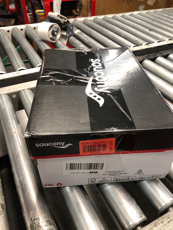 Photo 1 of (missing shoe insoles) Saucony Men's Xodus Ultra 3 Sneaker, Black/Dusk, 14