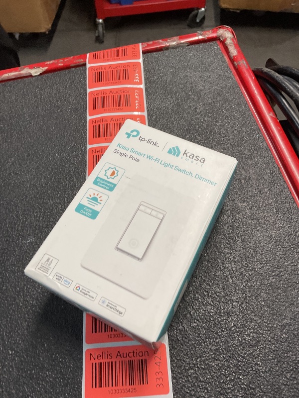 Photo 2 of ***FACTORY SEALED***Kasa Smart Dimmer Switch HS220, Single Pole, Needs Neutral Wire, 2.4GHz Wi-Fi Light Switch Works with Alexa and Google Home, UL Certified, No Hub Required, 1 Pack