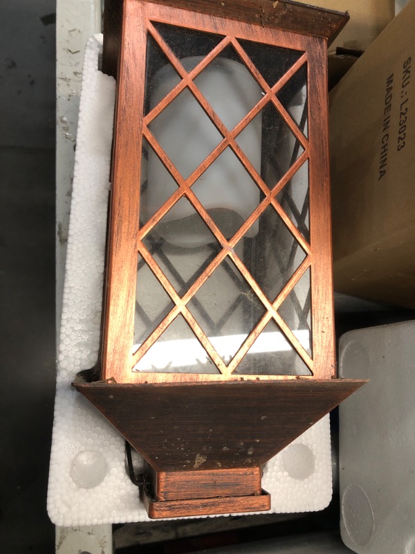 Photo 3 of ***(HEAVILY USED/ SEE NOTES) ***
[2 Pack] TAKE ME 14" Solar Lantern Outdoor Garden Hanging Lantern Waterproof LED Flickering Flameless Candle Mission Lights for Table,Outdoor?Mothers Day Gifts Mom Wife