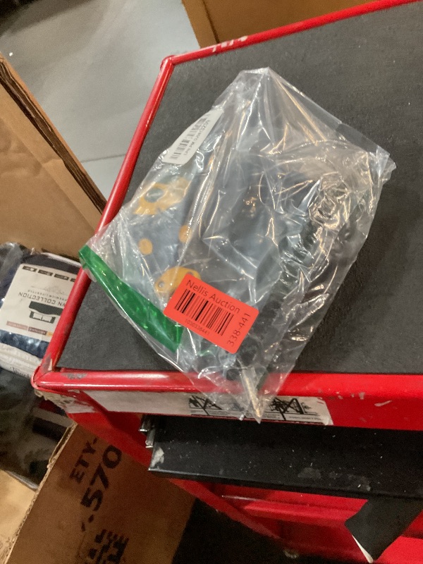 Photo 1 of Master Lock 8413DPF Python Cable Lock with Key, 1 Pack, Black and Yellow, 6' x 3/8" diameter