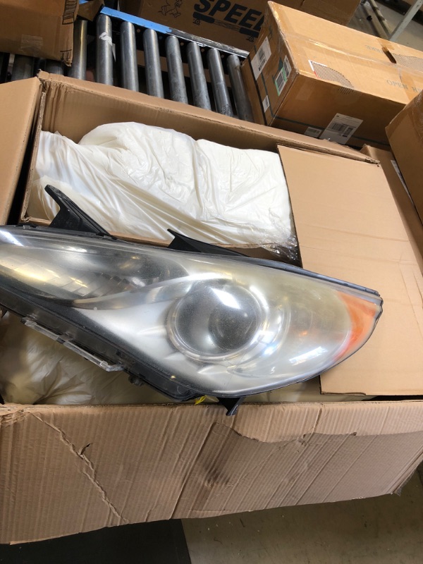 Photo 2 of WFLNHB Headlights Replacement for 2011-2014 Hyundai Sonata Projector Headlights Pair Left+Right Side (Passenger Driver Side)