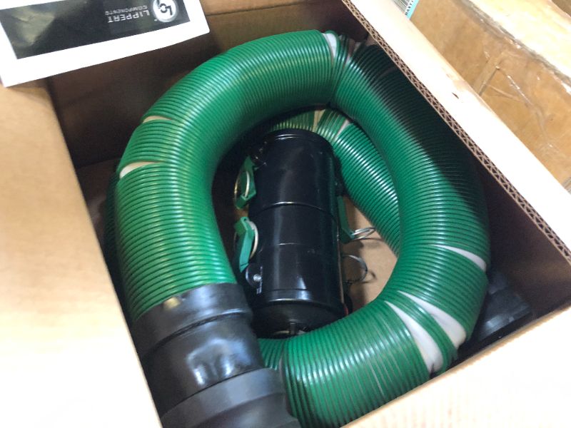 Photo 2 of Lippert 359724 Waste Master 20’ Extended RV Sewer Hose Management System , Green
