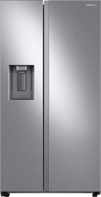 Photo 1 of Samsung - 27.4 cu. ft. Side-by-Side Refrigerator with Large Capacity - Stainless Steel
