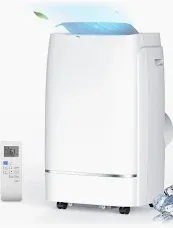 Photo 1 of Waykar 9,000 BTU Portable Air Conditioner up to 450 Sq.ft with Dehumidifier and Fan Mode, 3-in-1 Room Air Conditioner with Drain Hose, 24Hrs Timer, Installation Kit for Home Office https://a.co/d/5qBjNKR