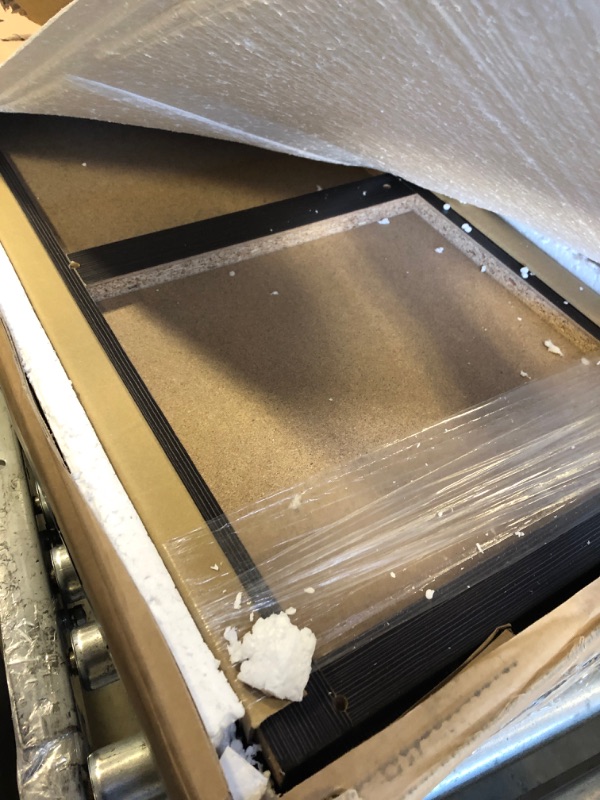 Photo 1 of Hodedah 7 Drawer Jumbo Chest, Five Large Drawers, Two Smaller Drawers with Two Lock, Hanging Rod, and Three Shelves | Chocolate