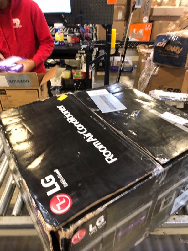 Photo 1 of LG 10,000 BTU Dual Inverter Smart Window Air Conditioner, Cools 450 Sq. Ft., Ultra Quiet Operation, Up to 25% More Energy Savings, ENERGY STAR®, works with LG ThinQ, Amazon Alexa and Hey Google, 115V 10000 BTU Wi-Fi