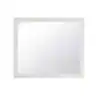 Photo 1 of Timeless Home 42 in. W x 36 in. H x Contemporary Wood Framed Rectangle White Mirror
