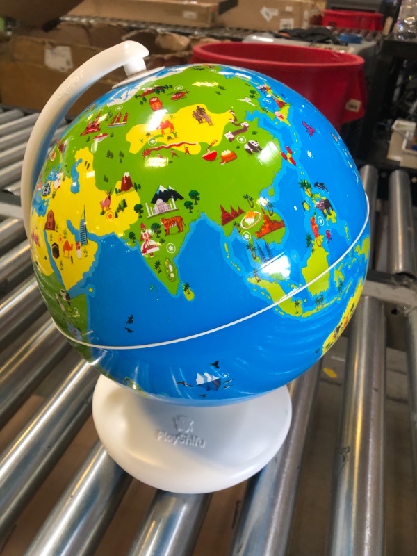 Photo 2 of PlayShifu Educational Globe for Kids - Orboot Earth (Globe + App) Interactive AR World Globe | 400 Wonders, 1000+ Facts | STEM Toy Gifts for Kids 4-10 Years | No Borders, No Names on Orboot Globe