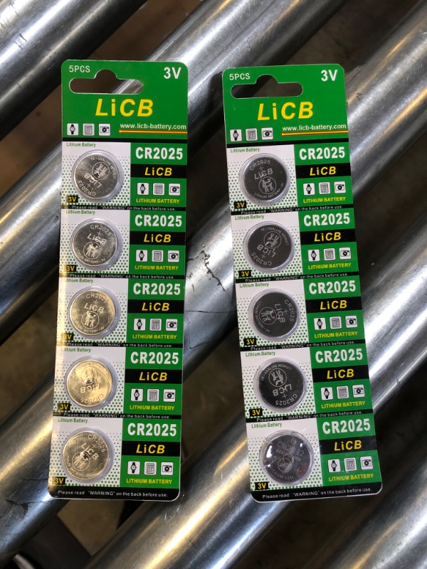 Photo 2 of LiCB CR2025 3V Lithium Battery(10-Pack)