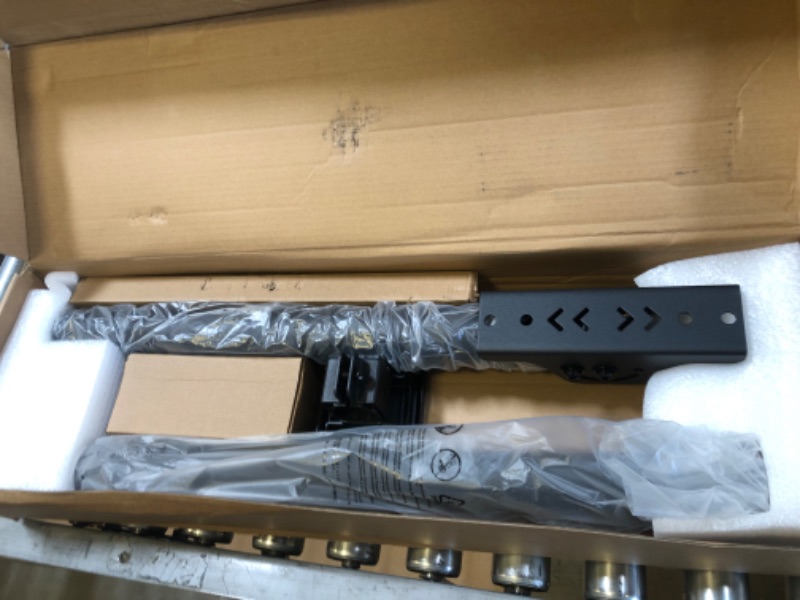 Photo 2 of ELIVED Ceiling TV Mount for Most 37-75 Inch LED, LCD OLED Flat Curved TVs, Height Adjustable Full Motion TV Mount, Hanging TV Bracket Swivel and Tilt, Holds up to 110 lbs, Max VESA 600x400mm YD3016