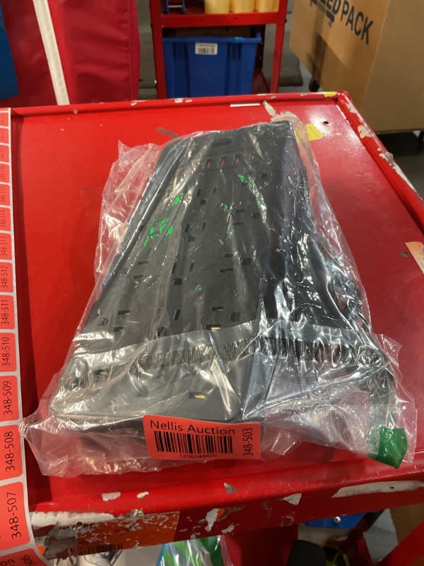 Photo 1 of Large Power Strip Surge Protector with 25 Outlets & 6 USB Ports (2 USB C), 3400 J, Maxpw 6.5 Ft Flat Plug Heavy Duty Extension Cord with Multi Outlets Wall Mount for Home, Office, Gaming Room, Black