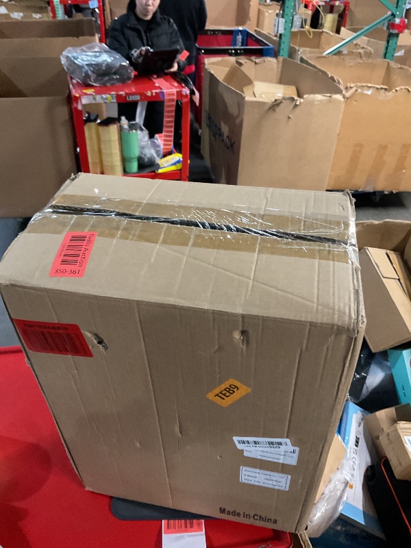 Photo 1 of MyGift 11 x 15 Inch Wall Mounted Vintage Gray Solid Wood Shadow Box with Cork Back, Premium Clear Acrylic Viewing Panels, and Hinged Door with Magnetic Closure