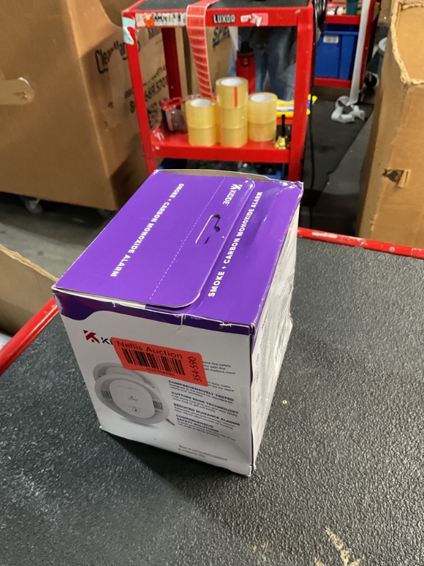 Photo 1 of Kidde Hardwired Smoke & Carbon Monoxide Detector, AA Battery Backup, Voice Alerts, Interconnectable, LED Warning Light Indicators, 2 Pack