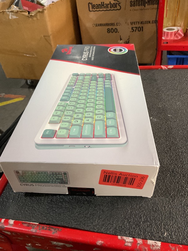 Photo 1 of Redragon 75? Mechanical Keyboard, Gasket Mounted Wireless RGB Gaming Keyboard with Volume Knob, MDA-Profile, Pre-Lubed Linear Switches,81 Keys Tri-Mode Hot Swappable Keyboard for Pc/Tablet/Xbox/Ps4/5