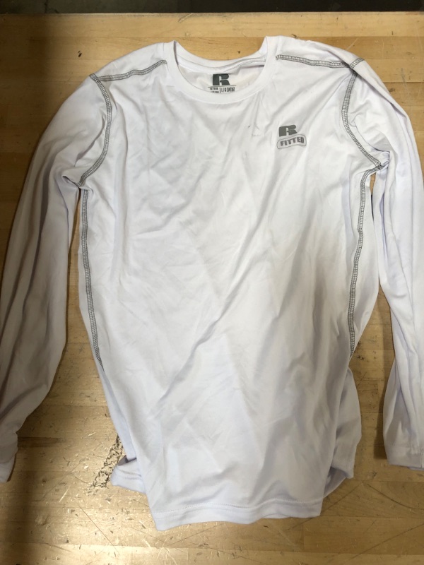 Photo 1 of Russell Athletic Fitted Dri Power Exercise Long Sleeve Size L 14-16