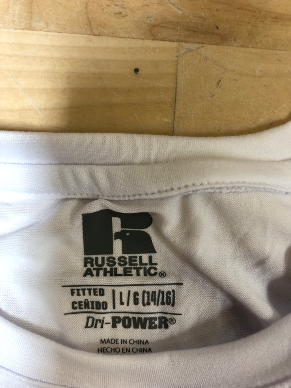 Photo 3 of Russell Athletic Fitted Dri Power Exercise Long Sleeve Size L 14-16