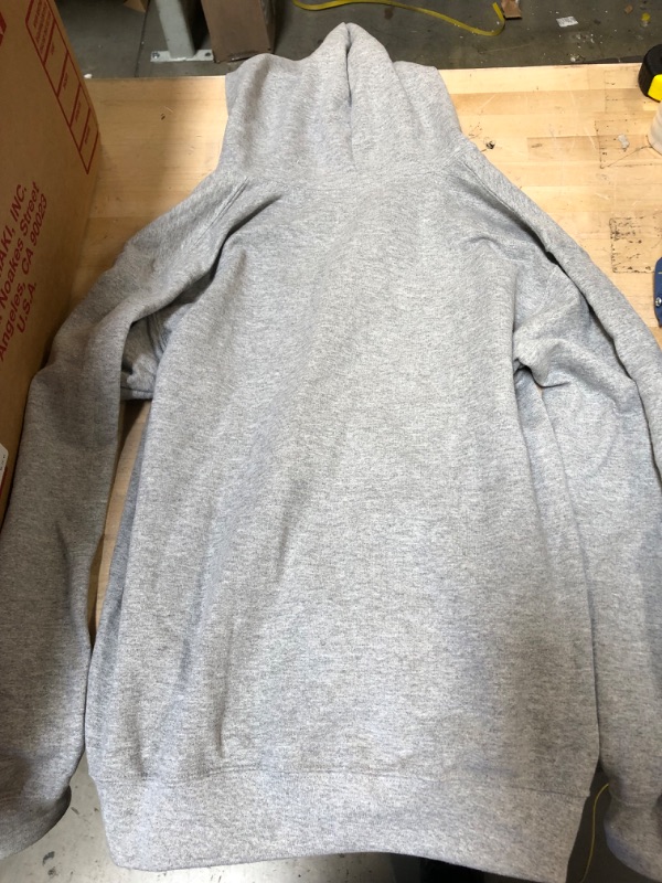 Photo 2 of Gildan Zip Up Hoodie Grey Small