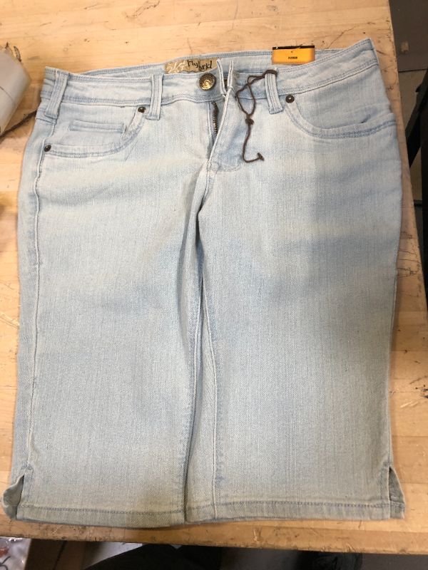 Photo 2 of Hybrid & Company Women's 11.5 inch Inseam Stretchy Denim Bermuda City Short
7