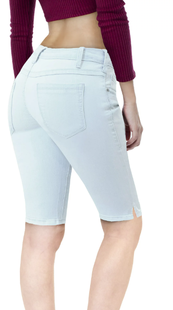 Photo 1 of Hybrid & Company Women's 11.5 inch Inseam Stretchy Denim Bermuda City Short
7