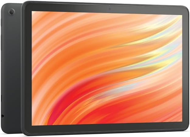 Photo 1 of All-new Amazon Fire HD 10 tablet, built for relaxation, 10.1" vibrant Full HD screen, octa-core processor, 3 GB RAM, latest model (2023 release), 32 GB, Black
