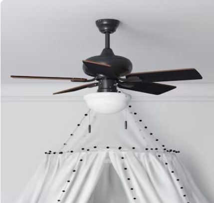 Photo 1 of 
Harbor Breeze Caratuk River 42-in Bronze with Coca/Nutmeg Blades LED Indoor Ceiling Fan with Light (5