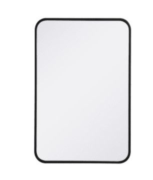 Photo 1 of 
Black
Alternate Image
Alternate Image
Alternate Image
Alternate Image
Alternate Image
Elegant Lighting Evermore 20" W x 30" H Contemporary Rectangular Framed Bathroom Wall Mirror