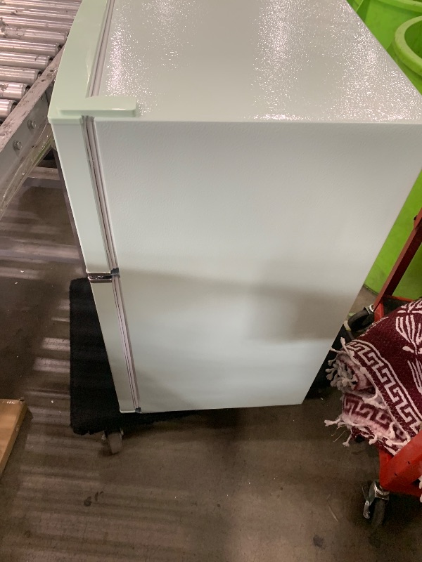 Photo 1 of Retro 3.2 Cu. Ft. Mini Fridge with Top Freezer - Mint