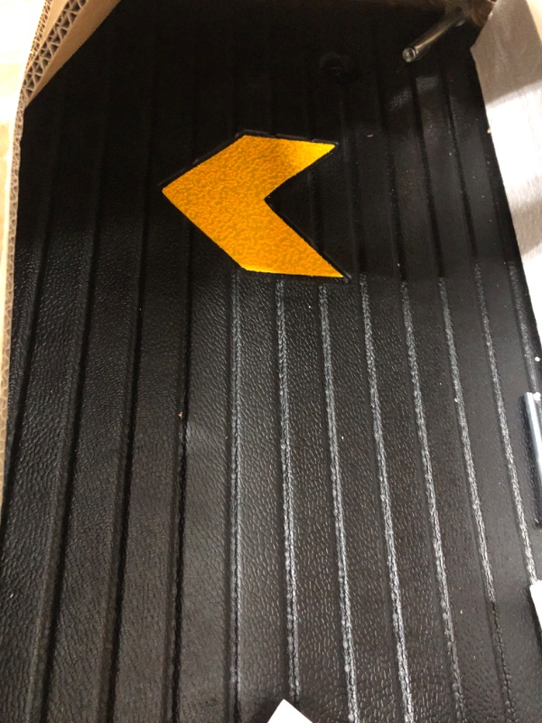 Photo 1 of VEVOR Rubber Threshold Ramp, 4" Rise Doorway Ramp, Recycled Rubber Curb Ramp with Water Channel, 33069 Lbs Load Capacity, Special Non-Slip Surface with Full Accessories for Wheelchair and Scooter