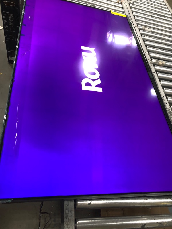 Photo 1 of *see notes** Roku Smart TV – 65-Inch Pro Series 4K QLED RokuTV with Backlit Voice Remote Pro