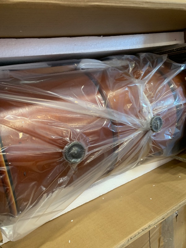 Photo 1 of LITTLE TREE End Table Set of 2, No Assembly Required Wood End Table with 2 Drawers, Sofa Side Table for Living Room, Vintage Slim Nightstand Bedside Table for Bedroom