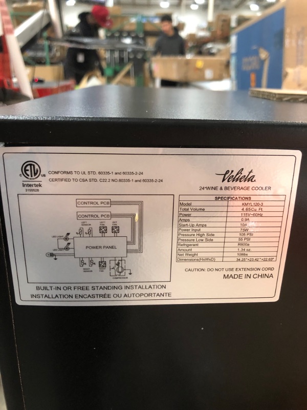 Photo 1 of Wine and Beverage Refrigerator Upgraded, 24 Inch Beverage Refrigerator Cooler Dual Zone with Glass Door, Under Counter or Freestanding Beverage Fridge with Large Capacity, Advanced Cooling System