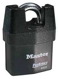 Photo 1 of  Master Lock Professional Series Keyed Padlock, 2-1/8-in Wide x 3/4-in Shackle