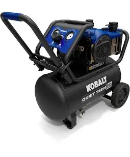 Photo 1 of 
Kobalt QUIET TECH 10-Gallon Portable Electric Horizontal Air Compressor