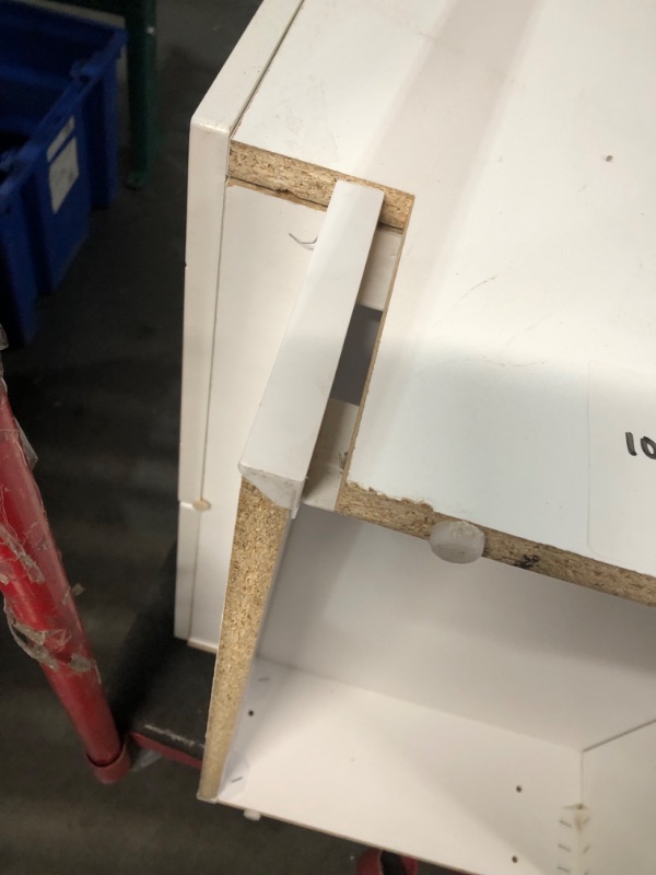 Photo 1 of ***USED - MAJOR DAMAGE - NO PACKAGING - MISSING PARTS - SEE PICTURES***
Project Source 24-in White Single Sink Bathroom Vanity with White Cultured Marble Top