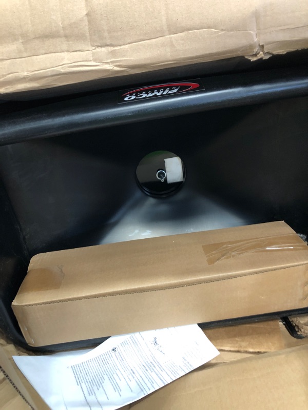 Photo 1 of **minor damage dirty and scratched**
FIMCO 5301845 ATV Dry Material Spreader for Distribution & Broadcast, 12V, Polymer Hopper, 145 lbs
