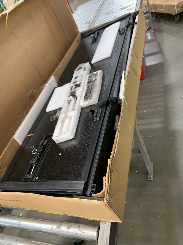 Photo 1 of OEDRO FRP Hard Tri-fold Tonneau Cover Fold Truck Bed Covers Compatible with Toyota Tacoma 2024 2025 (Excl. Trail Edition) with 5 Feet Bed with Tacoma Bed Rail