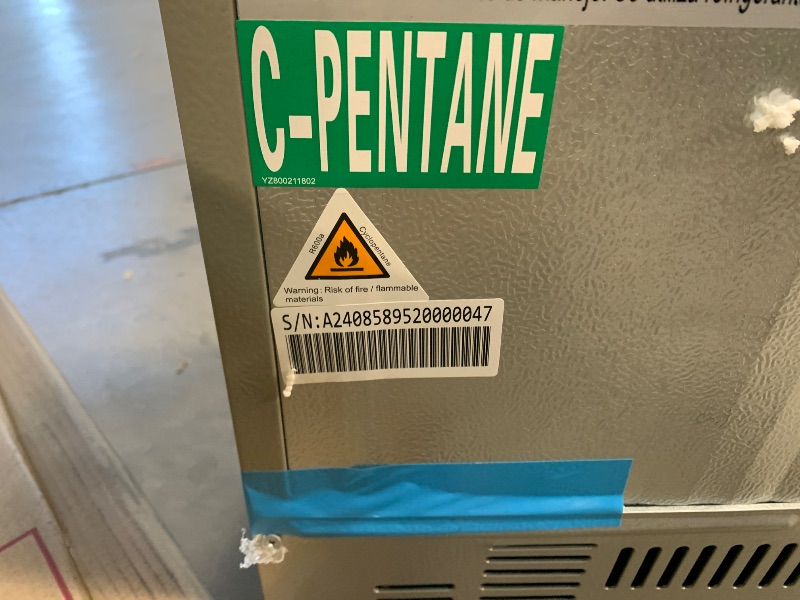 Photo 1 of Hamilton Beach HBFR1504 Full Size Counter Depth Refrigerator with Two Freezer Drawers, 17.9 cu ft, Stainless