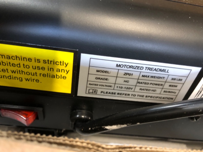 Photo 1 of YPOO Foldable Treadmill with Incline, Walking Pad with Handle Bar 3 Level Incline, Portable Folding Treadmills for Home/Office 300 Lbs Capacity, Quiet Desk Treadmill with Remote Control & APP