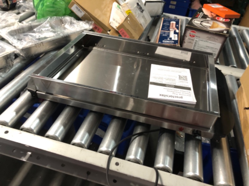 Photo 1 of ***USED - DIRTY - POWERS ON - UNABLE TO TEST FURTHER***
Proctor Silex Buffet Server & Food Warmer, Adjustable Heat, for Parties, Holidays and Entertaining, Three 2.5 Quart Oven-Safe Chafing Dish Set, Stainless Steel