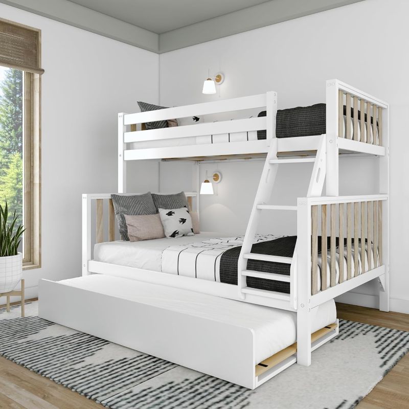 Photo 1 of ***SEE NOTES*** 
Max and Lily Solid Wood Twin Over Full Bunk Trundle Bed