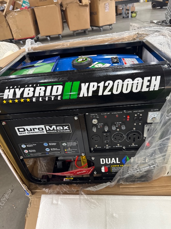 Photo 2 of *DuroMax XP12000EH 12,000 Watt Portable Dual Fuel Gas Propane Generator