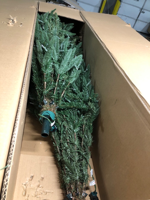 Photo 2 of **NON-REFUNDABLE, PARTS ONLY, BOX 2 OF 2 ONLY** ( 2 SECTIONS OF TREE 4-5)
National Tree Company 12-ft Dunhill Fir Pre-lit Artificial Christmas Tree with LED Lights