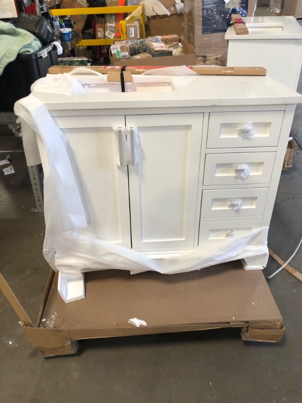 Photo 1 of OVE Decors Broadway Bath Vanity in WHITE 42"
