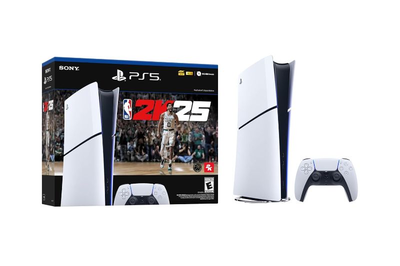 Photo 1 of **GAME NOT INCLUDED**PlayStation PS5® Digital Edition – NBA 2K25 Bundle
