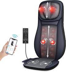 Photo 1 of  Neck and Back Massager with Heat, Full Body Massage Chair Pad with Compression, Shiatsu Kneading Seat Portable, Seat Massager